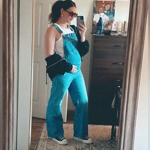 ASOS DESIGN Maternity denim overalls